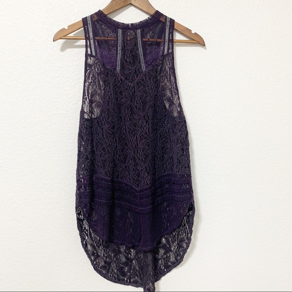 FREE PEOPLE Crochet Tank